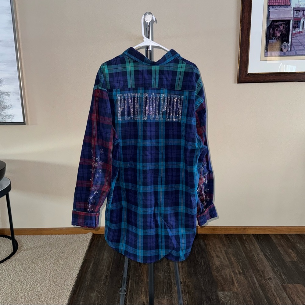 Pink Dolphin Flannel Shirt